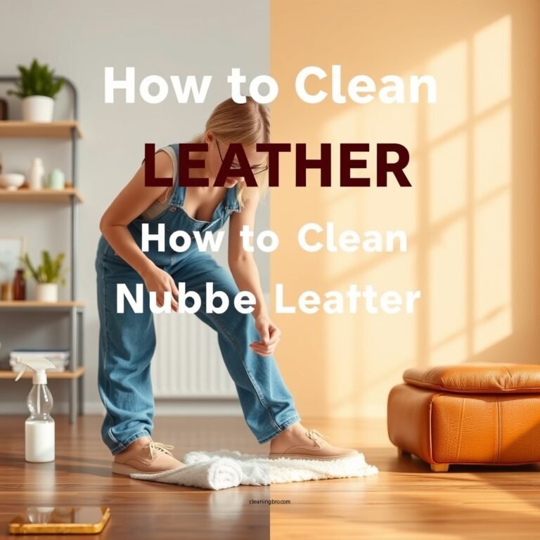 How to Clean Nubuck Leather: A Step-by-Step Guide