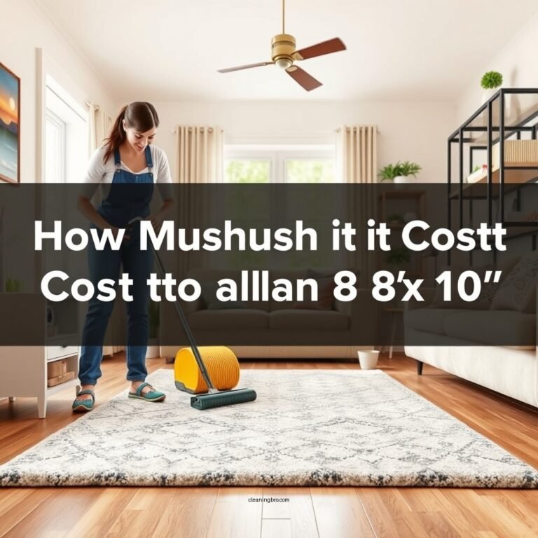 How Much Does It Cost to Clean an 8’x10′ Rug?