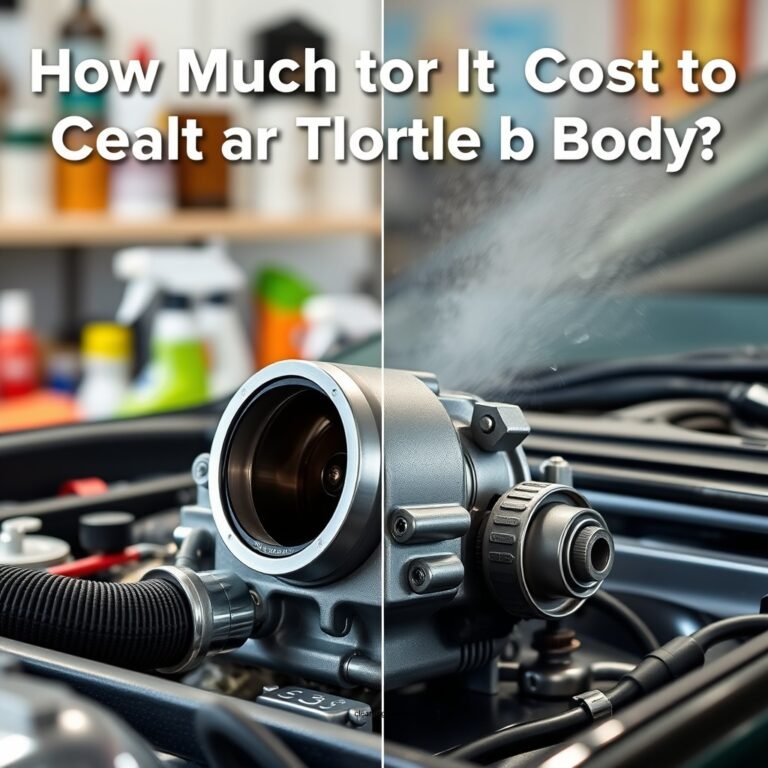 How Much Does It Cost to Clean a Throttle Body?