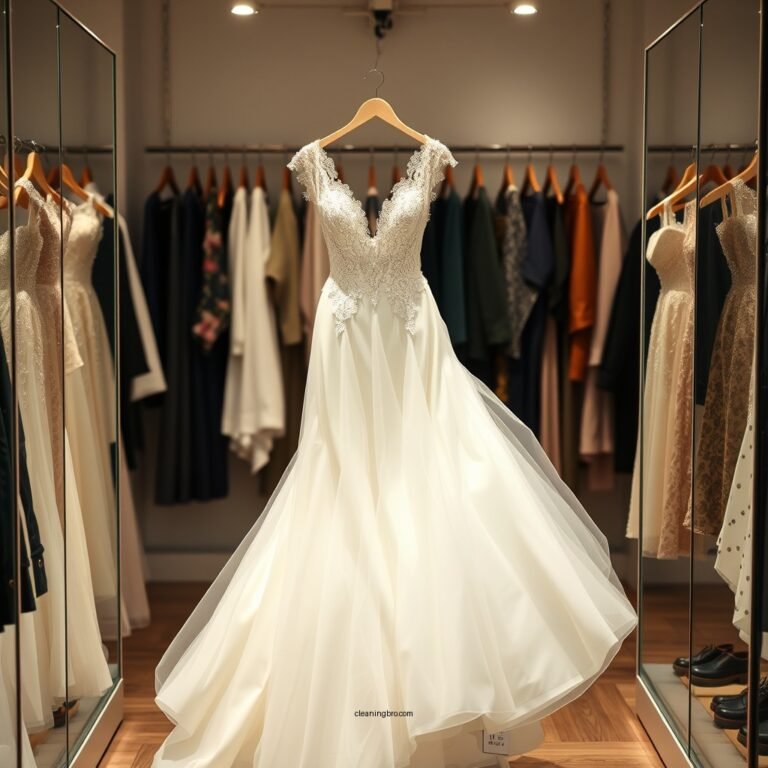 How Much Does It Cost to Dry Clean a Wedding Dress?