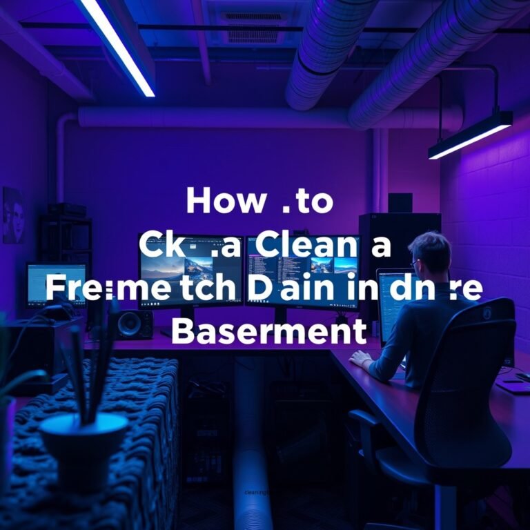 How to Clean a French Drain in the Basement