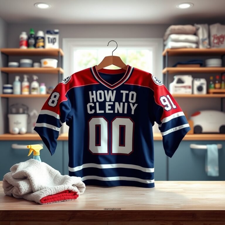 How to Clean a Hockey Jersey: Step-by-Step Guide