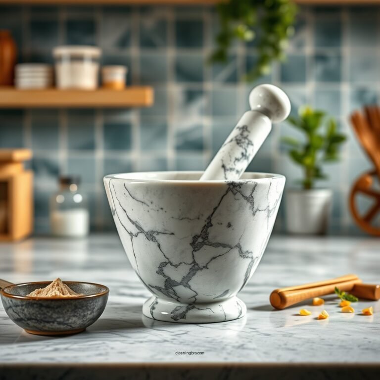 How to Clean a Marble Mortar and Pestle