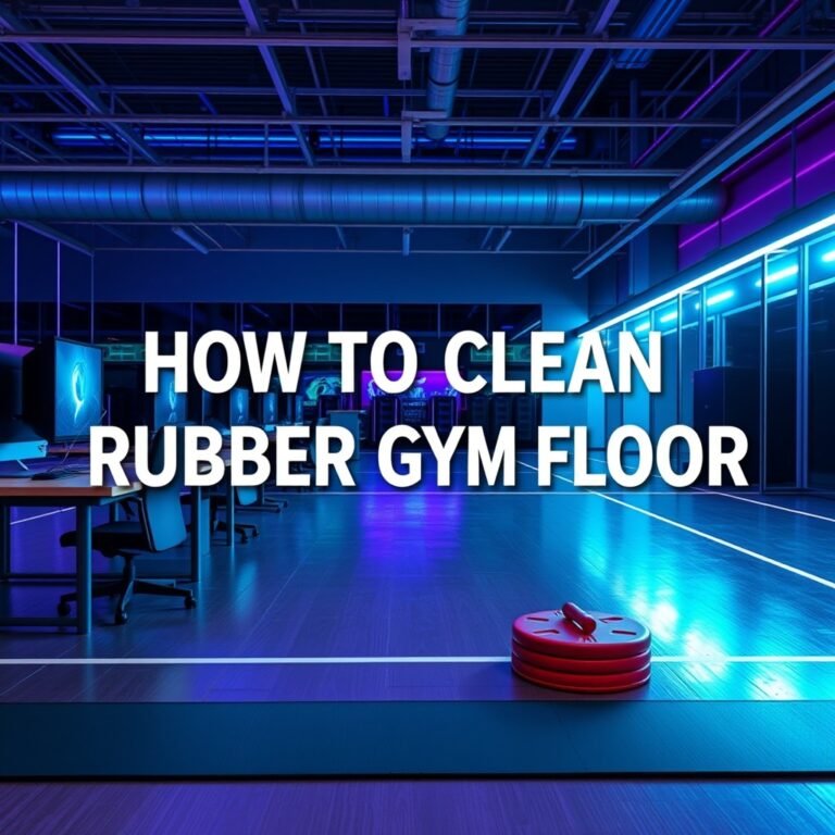How to Clean a Rubber Gym Floor: Effective Techniques