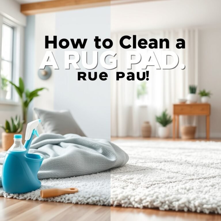 How to Clean a Rug Pad: Step-by-Step Guide