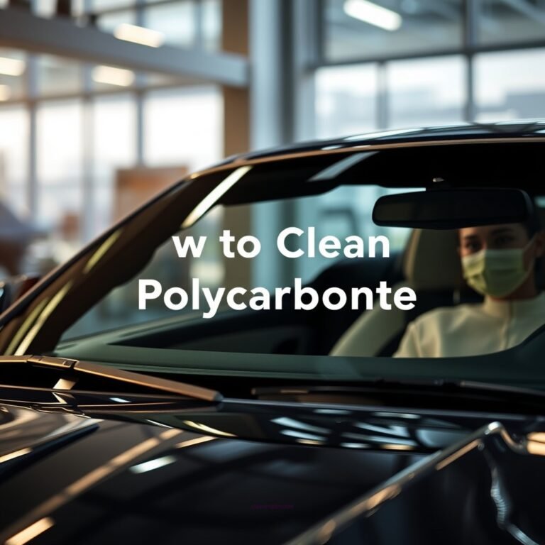 How to Clean a Polycarbonate Windshield: A Step-by-Step Guide