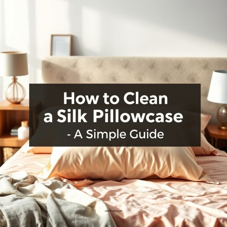 How to Clean a Silk Pillowcase: A Simple Guide