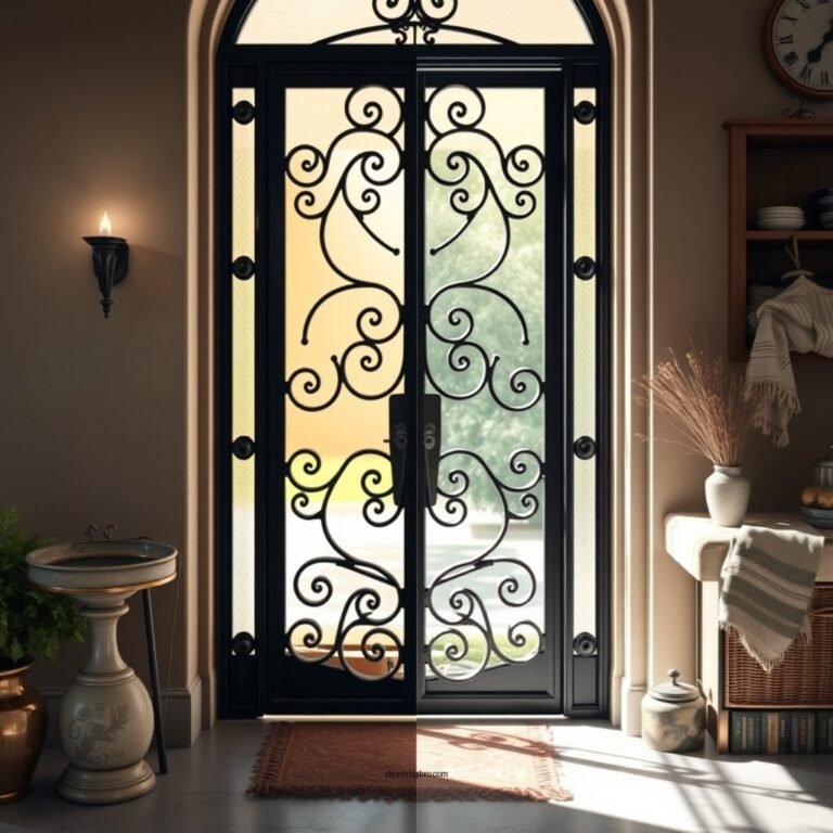 How to Clean a Wrought Iron Door: Step-by-Step Guide