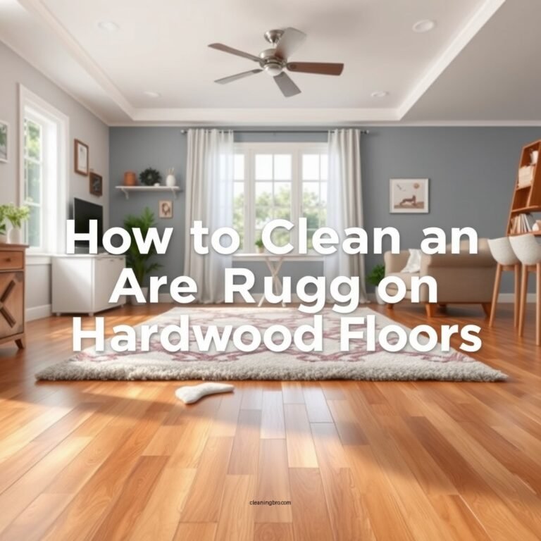 How to Clean an Area Rug on Hardwood Floors: Step-by-Step Guide