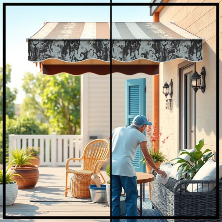 How to Effectively Clean an Awning with Mold