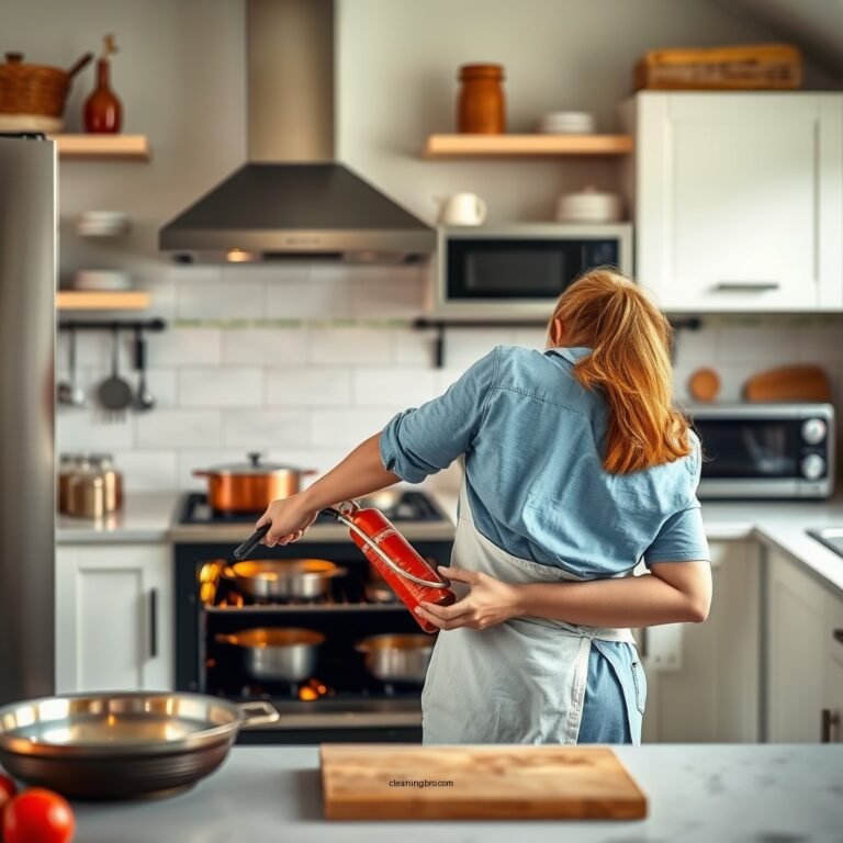 How to Clean an Oven After Using a Fire Extinguisher