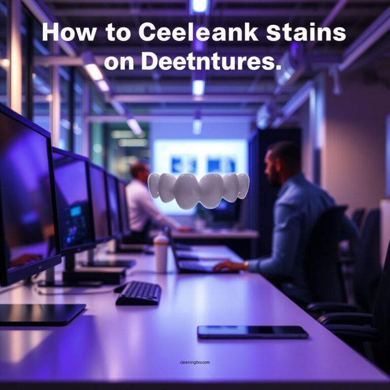 How to Clean Black Stains on Dentures Effectively
