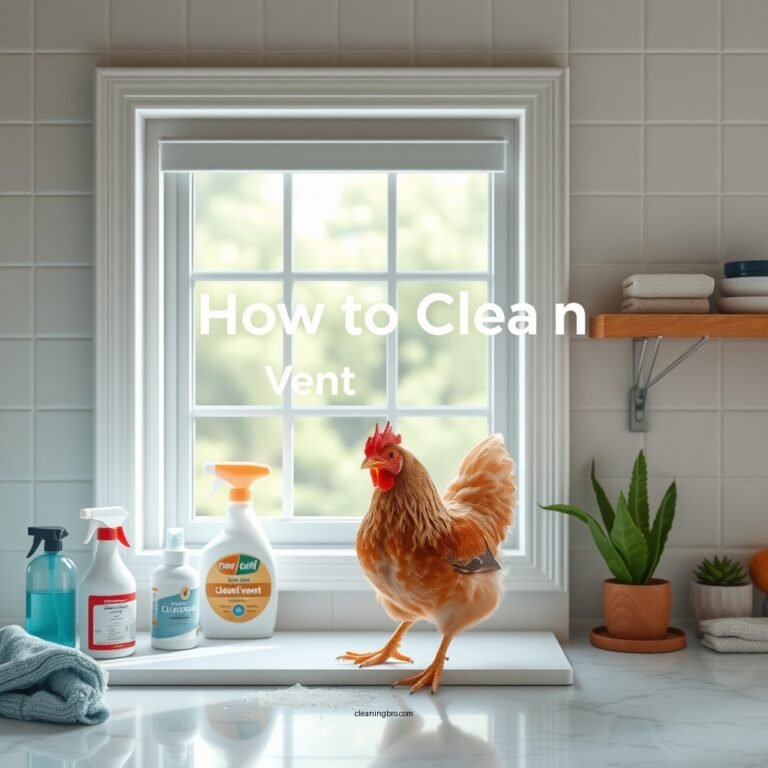 How to Clean a Chicken Vent: Step-by-Step Guide