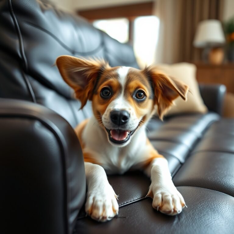How to Clean Dog Pee from a Leather Couch: Effective Steps