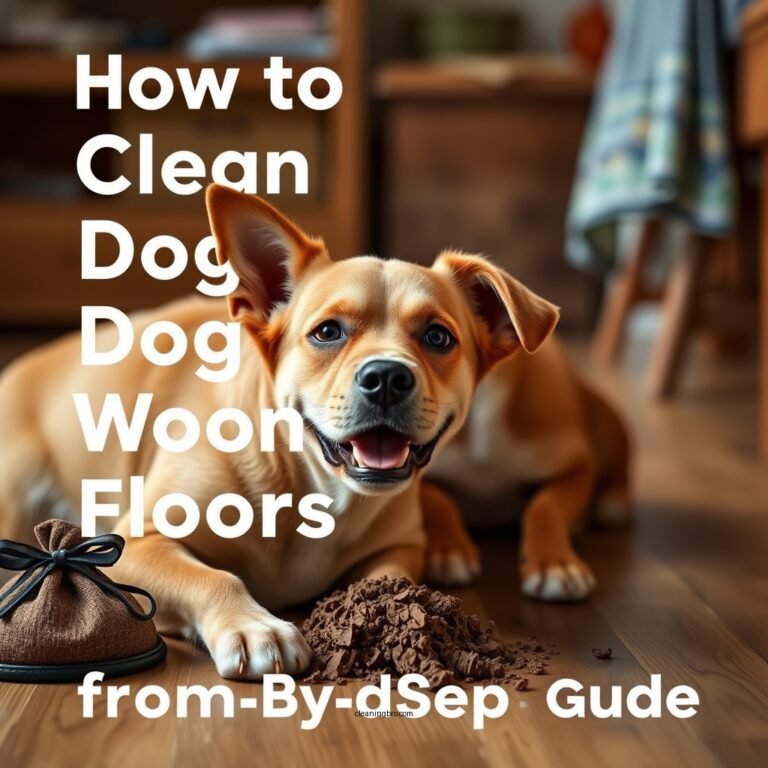 How to Clean Dog Poop from Wood Floors: A Step-by-Step Guide