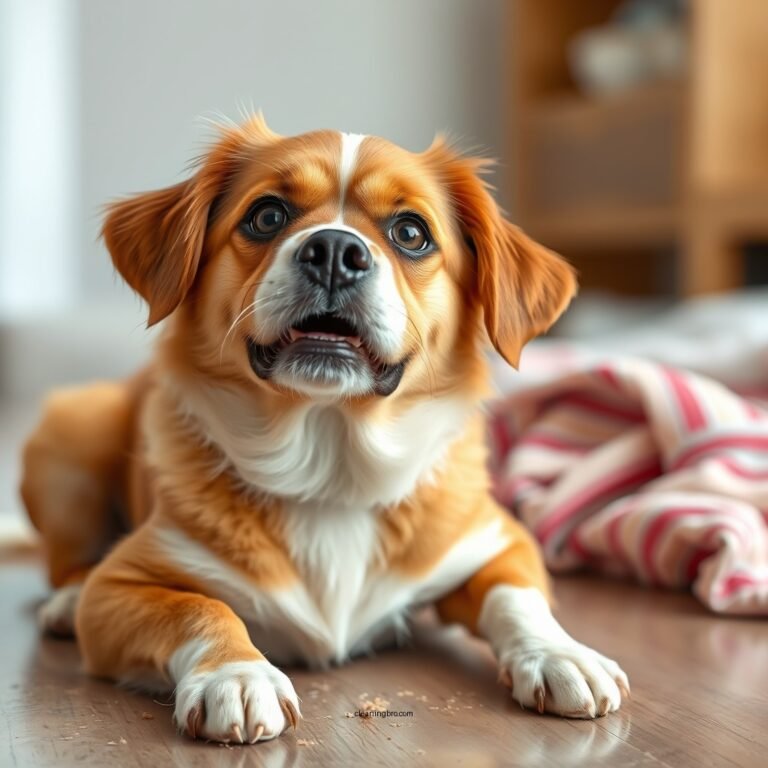 How to Clean Dog Throw Up: A Step-by-Step Guide