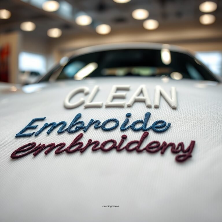 How to Clean Embroidery: Simple Steps for Care