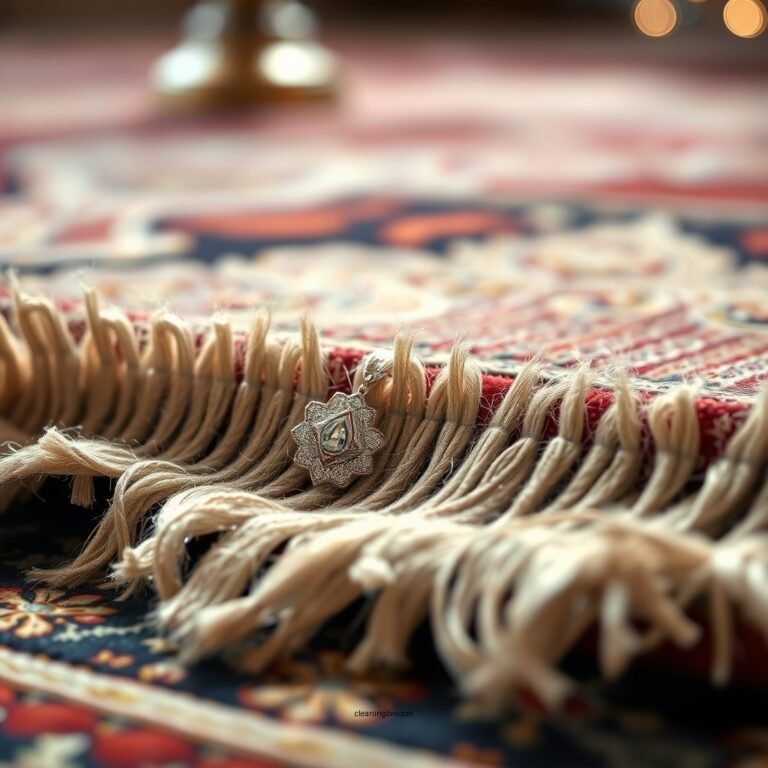 How to Clean the Fringe on an Oriental Rug