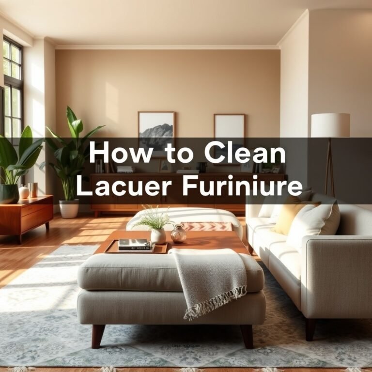 How to Clean Lacquer Furniture: Essential Steps