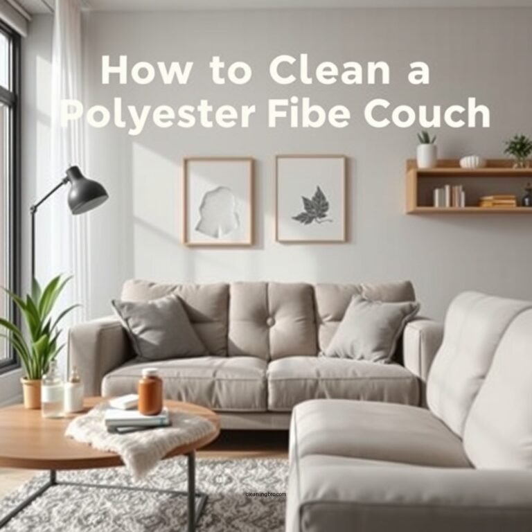 How to Clean a Polyester Fiber Couch: Effective Methods