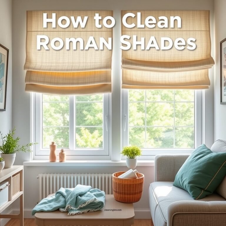 How to Clean Roman Shades: A Simple Guide