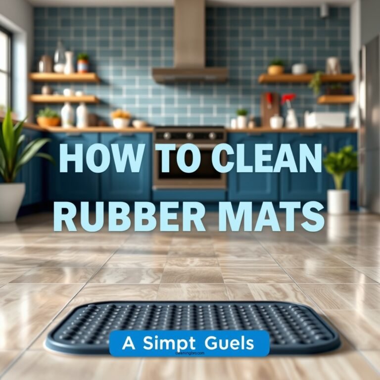 How to Clean Rubber Mats: A Simple Guide