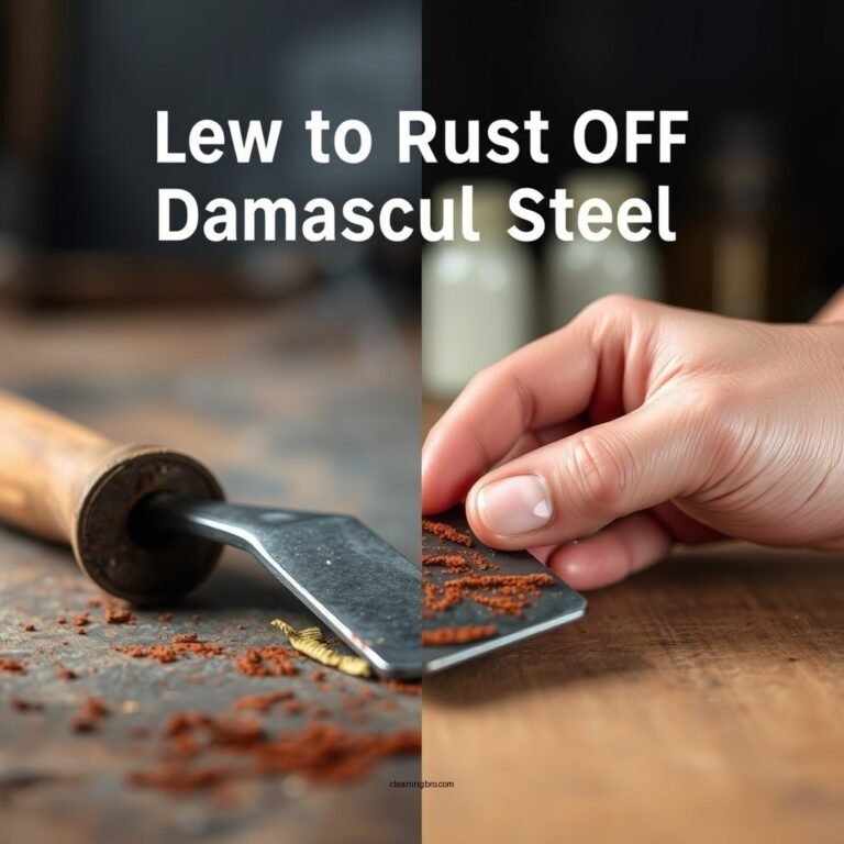 How to Clean Rust Off Damascus Steel: Effective Methods