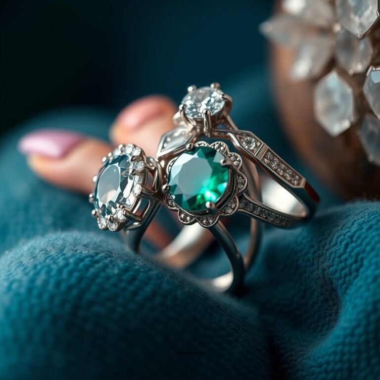 How to Clean Silver Rings with Gemstones Effectively