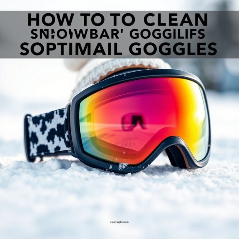 How to Clean Snowboard Goggles for Optimal Clarity