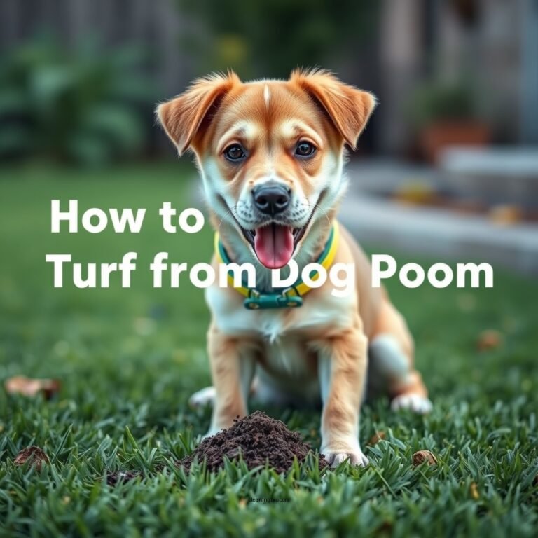 How to Clean Turf from Dog Poop: Effective Methods and Tips