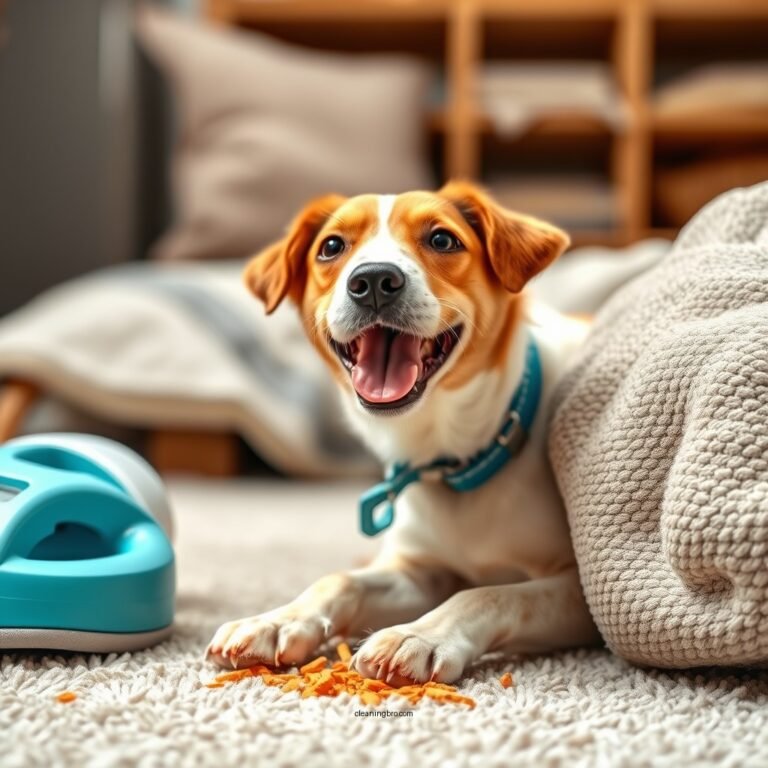 How to Clean Up Dog Vomit from Carpet Effectively