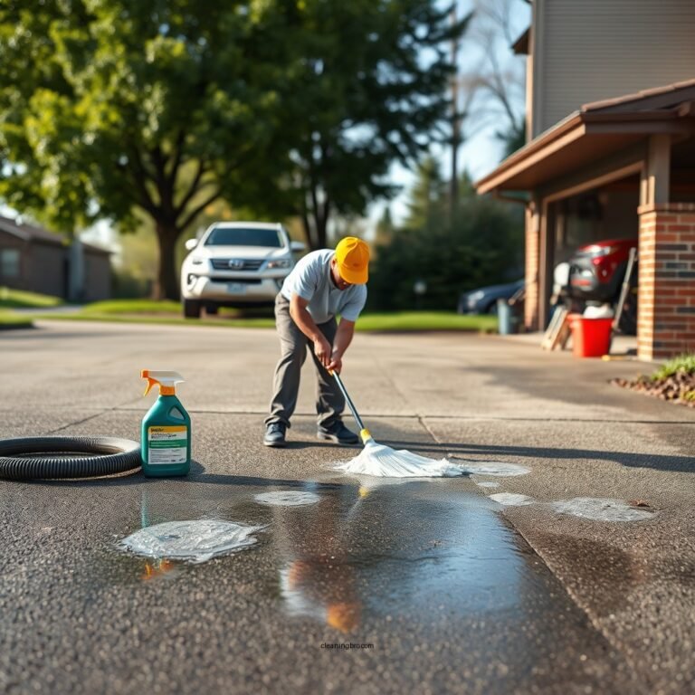 How to Clean Up a Gas Spill in Your Driveway