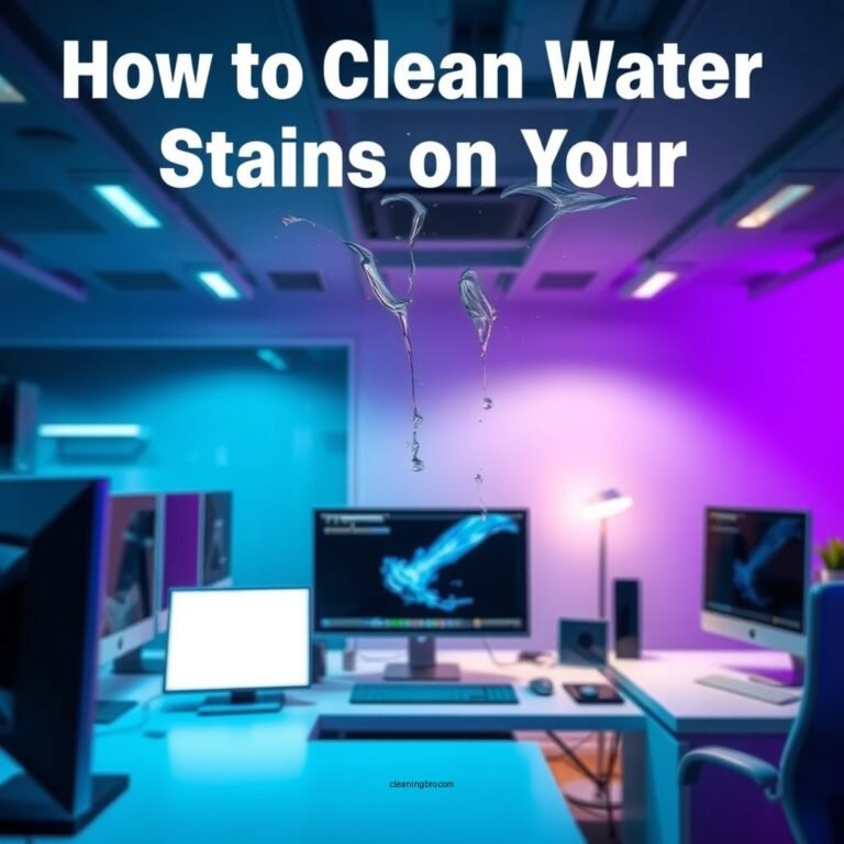 How to Clean Water Stains on Your Ceiling: Effective Methods