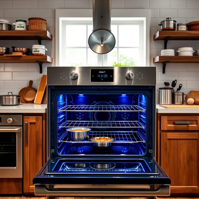 How to Clean a Wolf Oven with Blue Interior