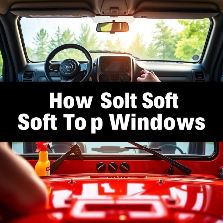 How to Clean Soft Top Jeep Windows: A Step-by-Step Guide