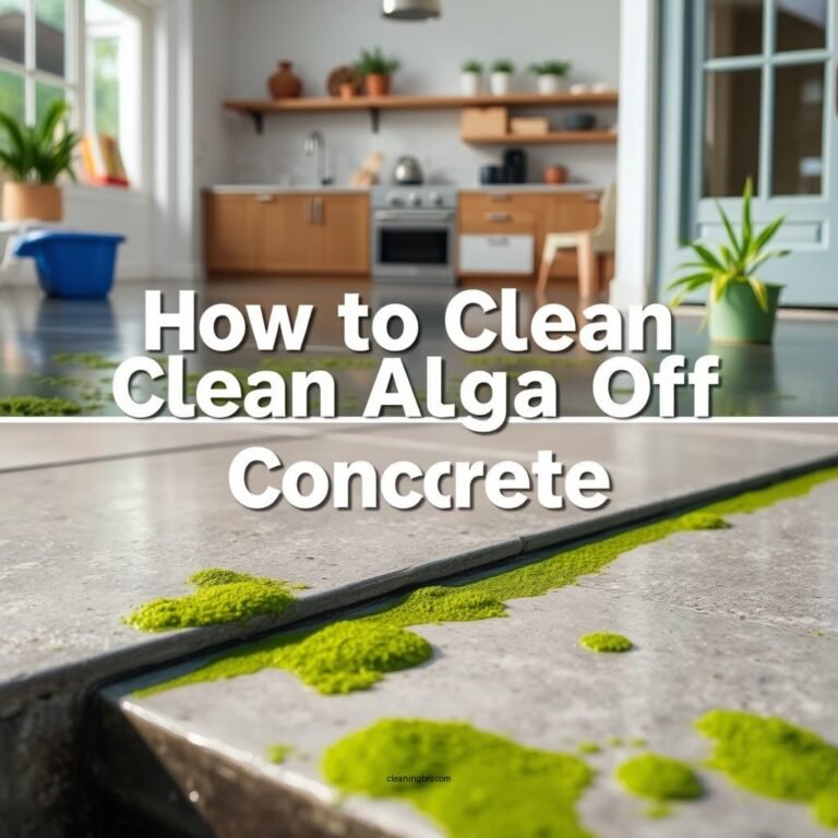 How to Clean Algae Off Concrete: Effective Methods