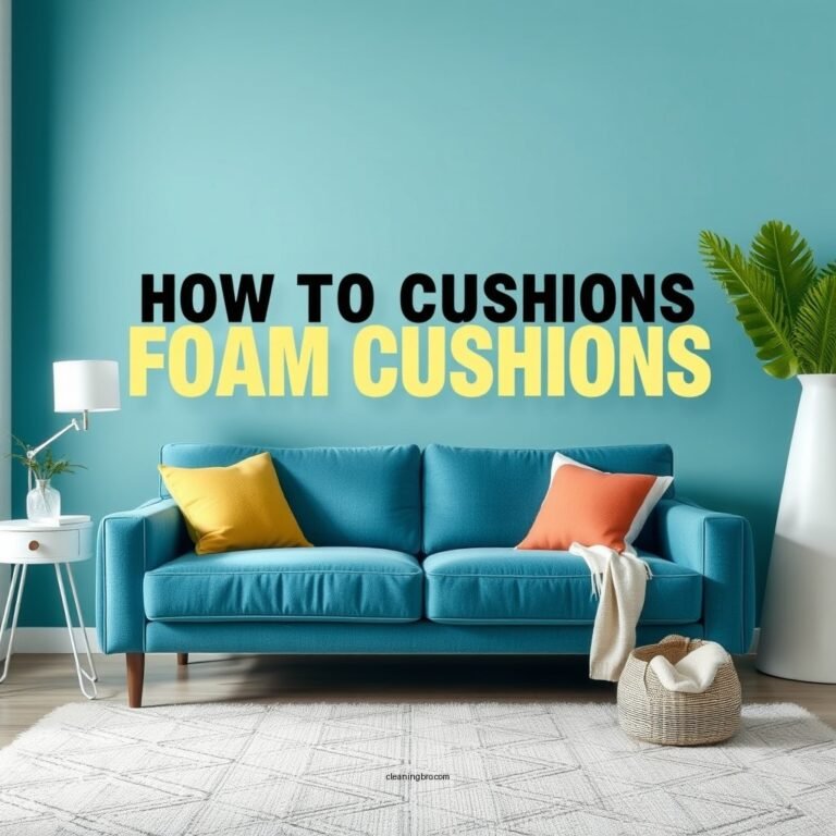 How to Clean Foam Cushions: A Step-by-Step Guide