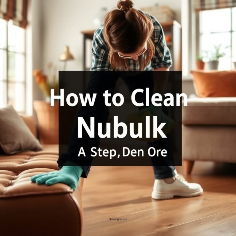 How to Clean Nubuck: A Step-by-Step Guide