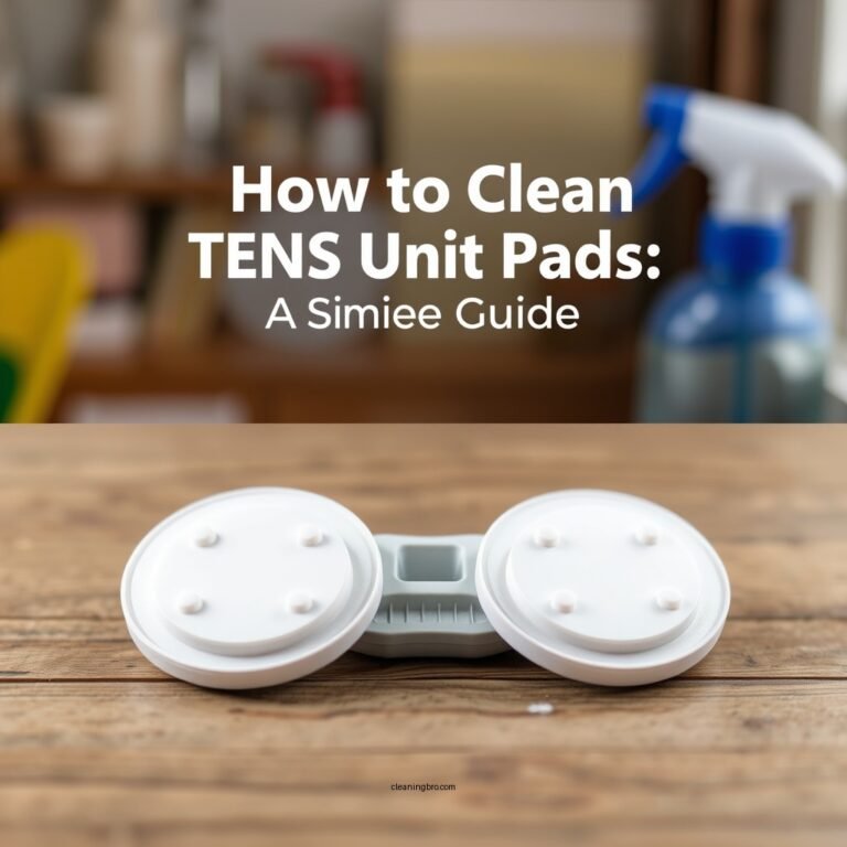 How to Clean TENS Unit Pads: A Simple Guide