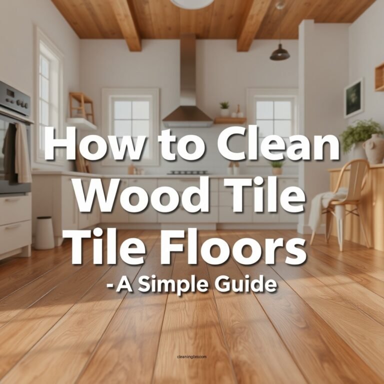 How to Clean Wood Tile Floors: A Simple Guide
