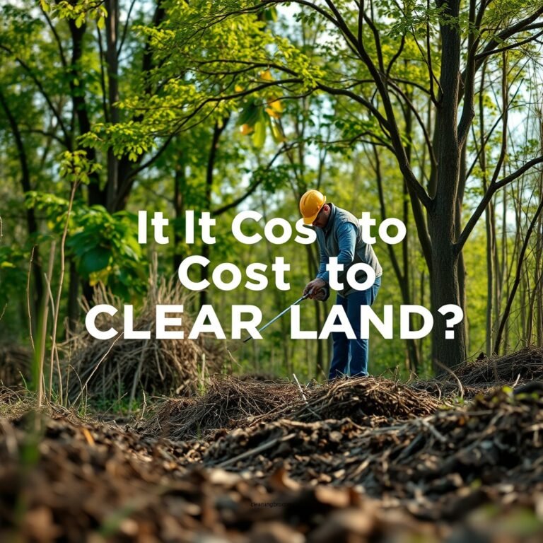 How Much Does It Cost to Clear Land?