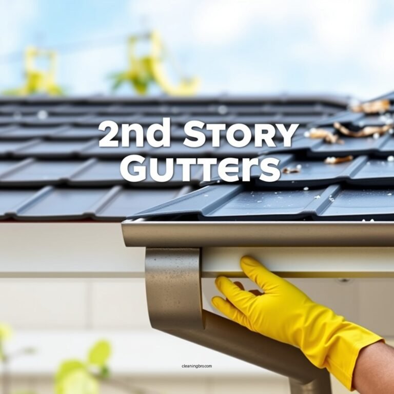How to Clean 2nd Story Gutters Safely and Efficiently