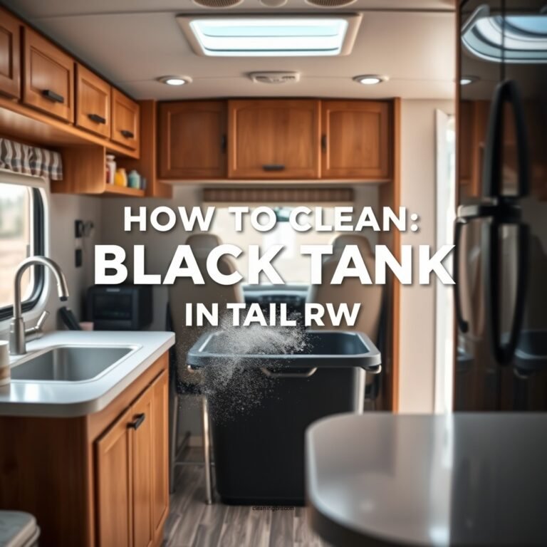 How to Clean a Black Tank in an RV: Essential Steps