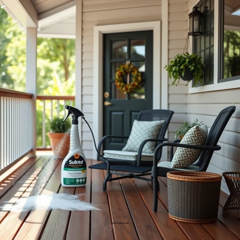 How to Clean a Deck Without Using a Pressure Washer