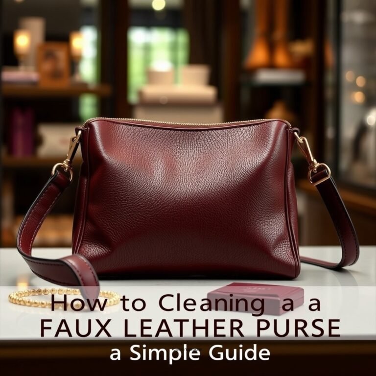 How to Clean a Faux Leather Purse: A Simple Guide