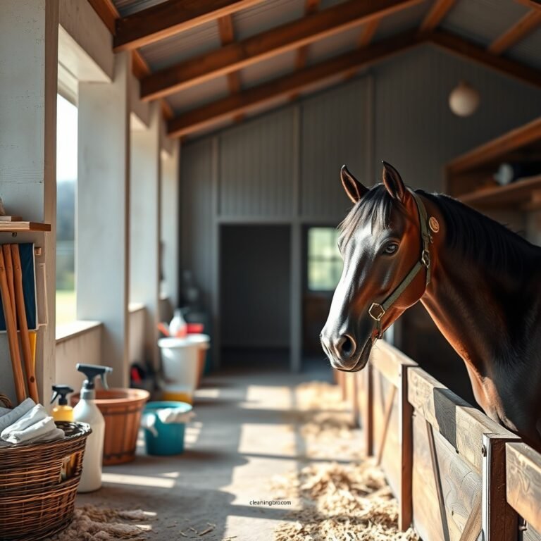 How to Clean a Horse Stable: A Step-by-Step Guide