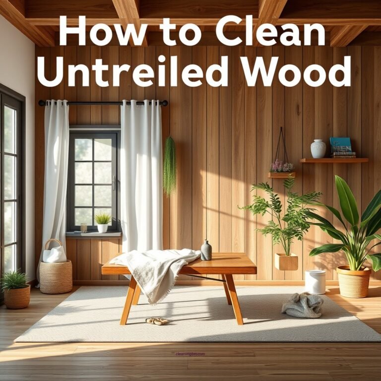 How to Clean Untreated Wood: Essential Methods and Tips