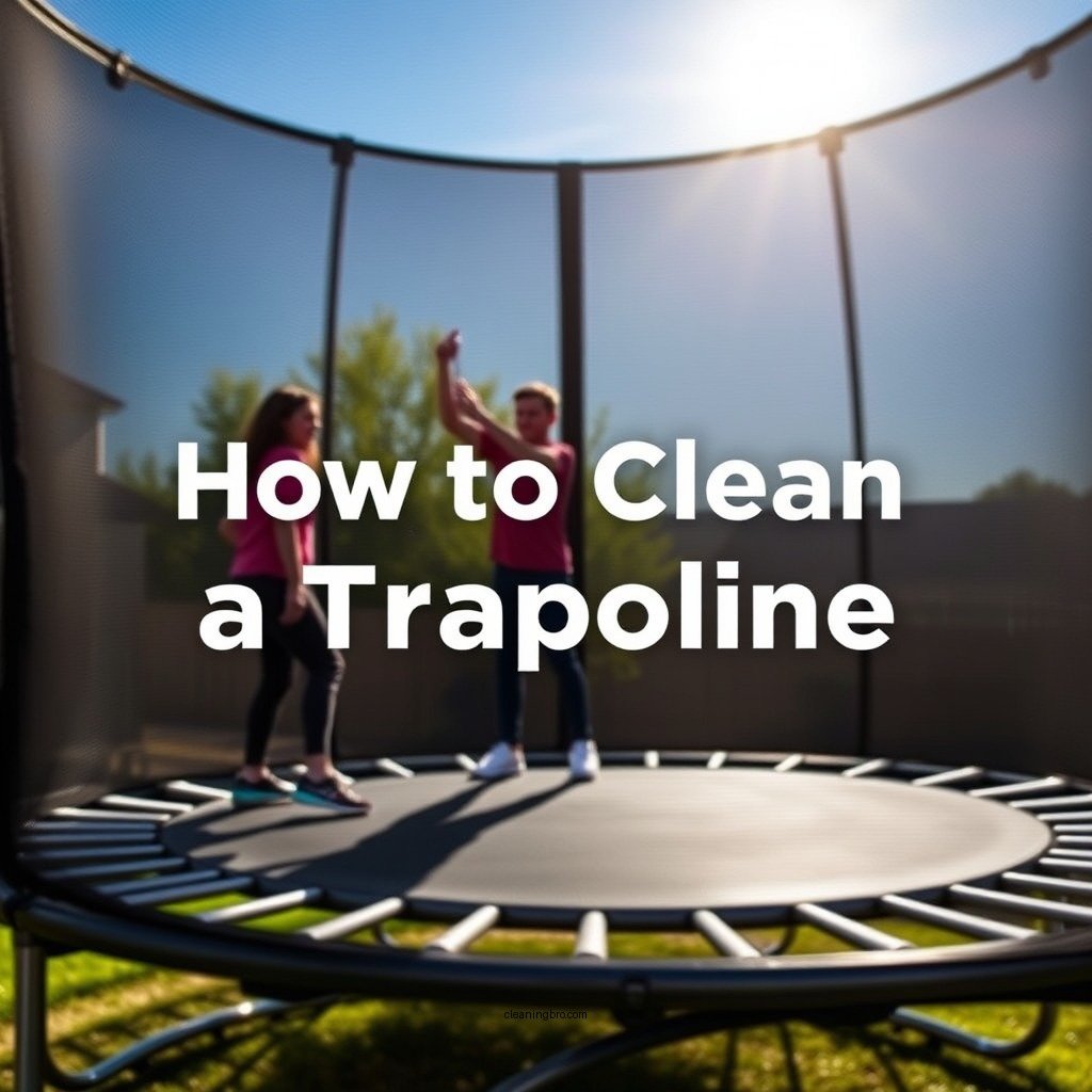 How to Clean a Trampoline: Step-by-Step Guide