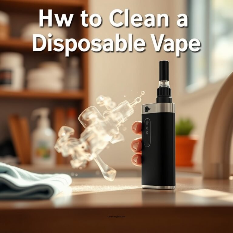 How to Clean a Disposable Vape: Step-by-Step Guide