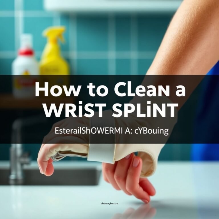 How to Clean a Wrist Splint: Step-by-Step Guide